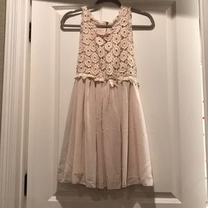 Simple dress with fun detail